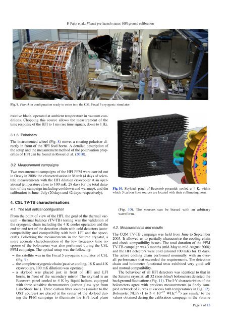 Planck Pre-Launch Status Papers - APC - UniversitÃ© Paris Diderot ...