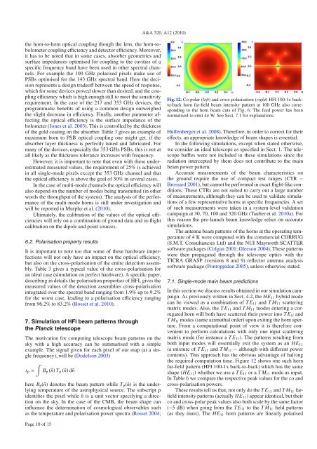 Planck Pre-Launch Status Papers - APC - UniversitÃ© Paris Diderot ...