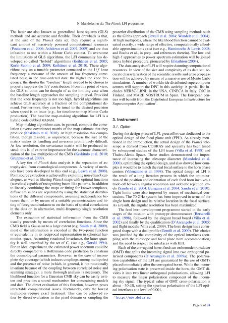 Planck Pre-Launch Status Papers - APC - UniversitÃ© Paris Diderot ...