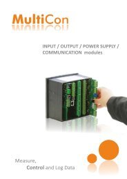 INPUT / OUTPUT / POWER SUPPLY / COMMUNICATION modules