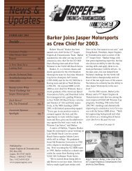 News & Updates - JASPER Engines & Transmissions
