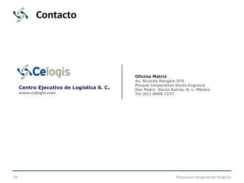 Servicios Consultoria - Celogis