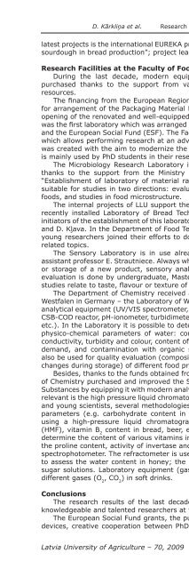 Latvia University of Agriculture - Latvijas LauksaimniecÄ«bas ...