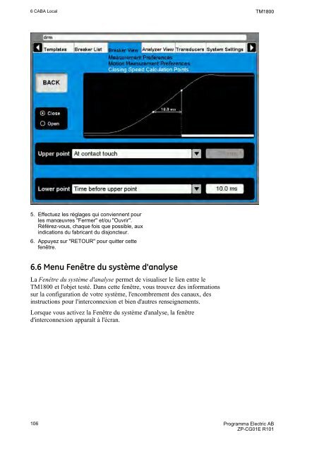 TM1800 User's manual - States