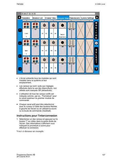 TM1800 User's manual - States