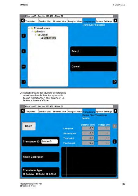 TM1800 User's manual - States