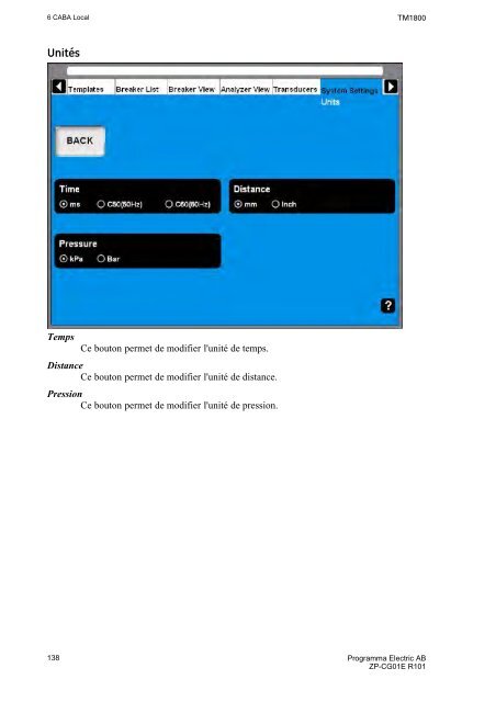 TM1800 User's manual - States