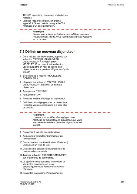 TM1800 User's manual - States