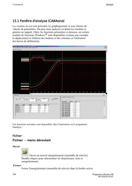 TM1800 User's manual - States