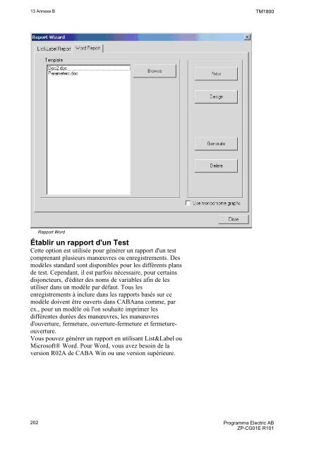 TM1800 User's manual - States