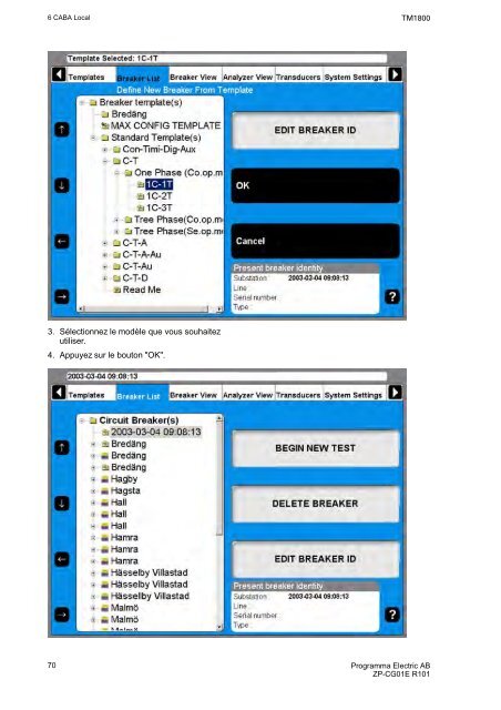 TM1800 User's manual - States