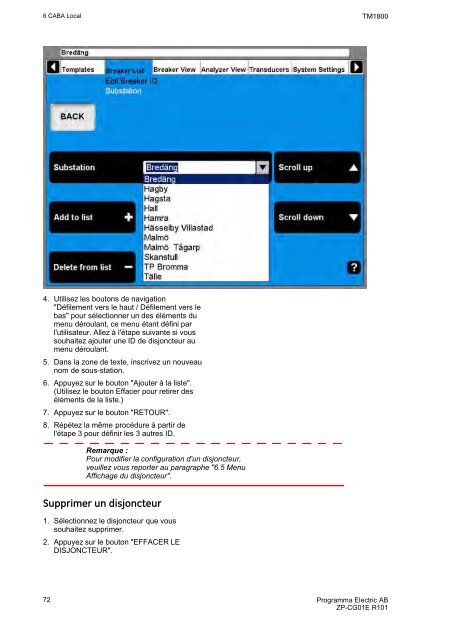 TM1800 User's manual - States