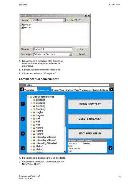 TM1800 User's manual - States