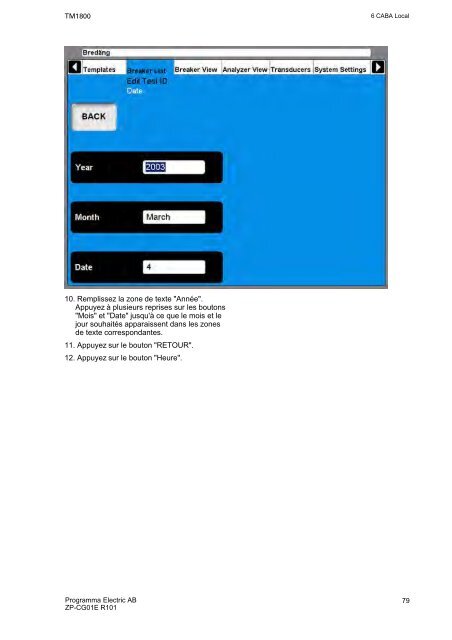 TM1800 User's manual - States