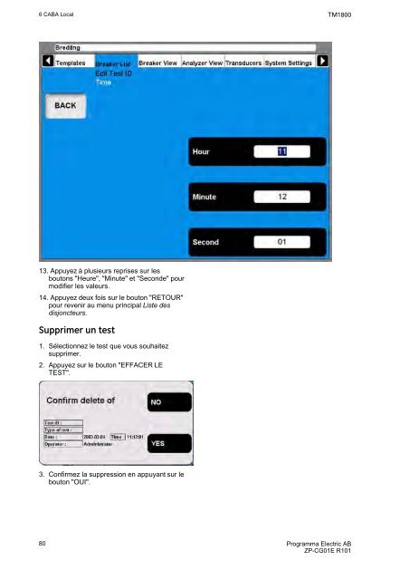 TM1800 User's manual - States