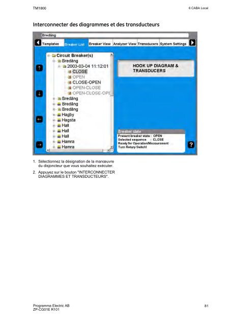 TM1800 User's manual - States