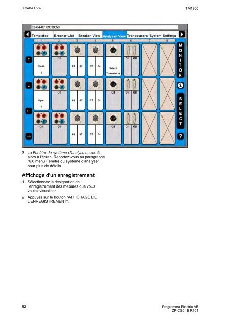 TM1800 User's manual - States