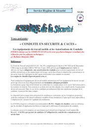 Conduite en sÃ©curitÃ© CACES - CDG27