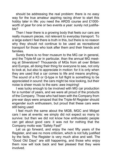 MGapr11 Bulletin no 60 - The Triple-M Register