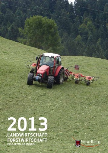 Agrarbericht 2013 - Vorarlberg
