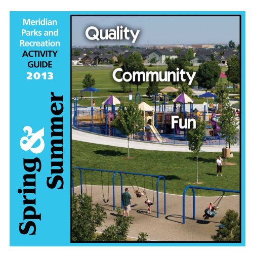 Meridian Parks and Recreation Activity Guide - City of Meridian