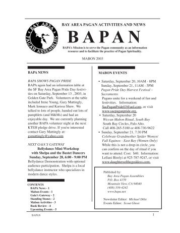 BAPAN Litha 03 - Bay Area Pagan Assemblies