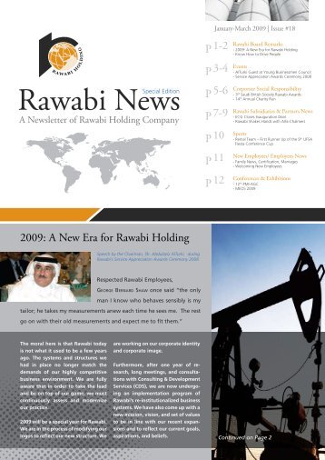 2009: A New Era for Rawabi Holding