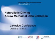 Naturalistic Driving - A New Method of Data Collection - Lakeside ...