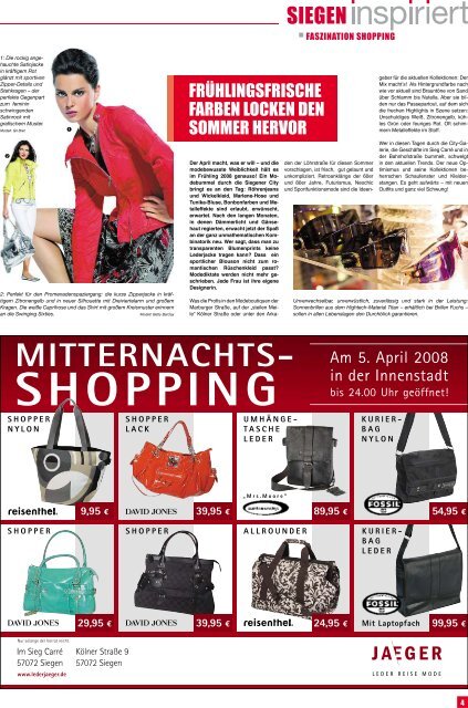 Mitternachtsshopping - Siegen inspiriert