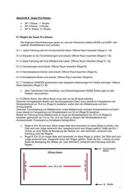 dBcup Regelwerk 2006 - Car Hifi Audio Neuigkeiten und Infos