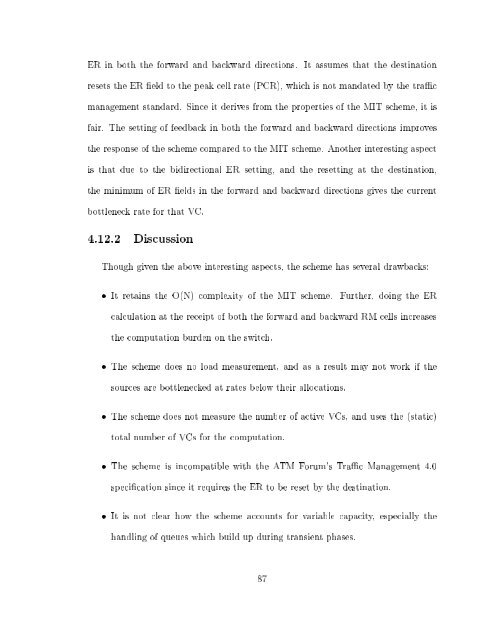 Traffic Management for the Available Bit Rate (ABR) Service in ...