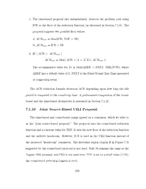 Traffic Management for the Available Bit Rate (ABR) Service in ...