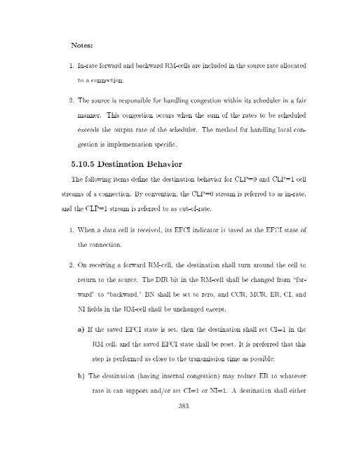 Traffic Management for the Available Bit Rate (ABR) Service in ...