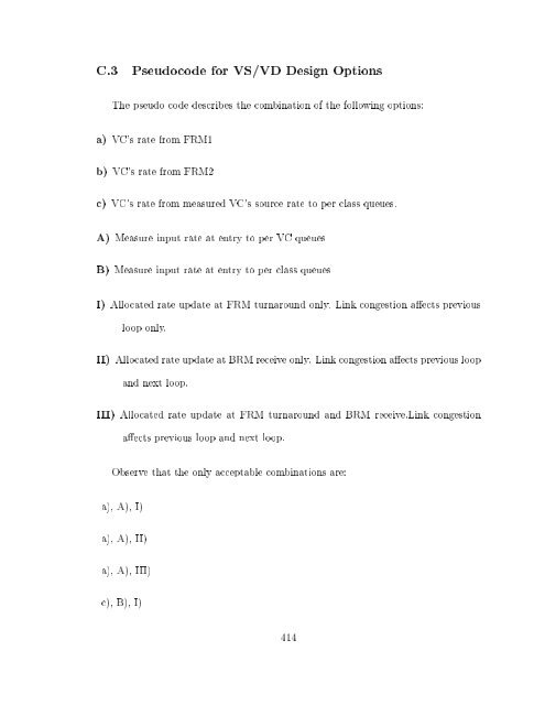 Traffic Management for the Available Bit Rate (ABR) Service in ...