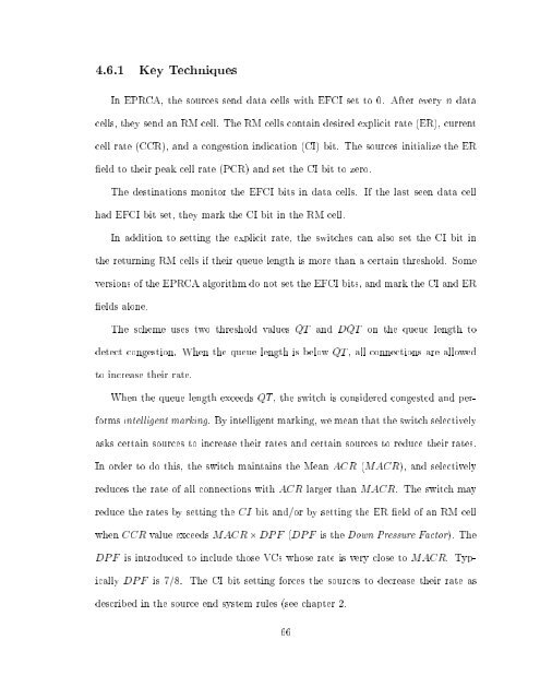 Traffic Management for the Available Bit Rate (ABR) Service in ...