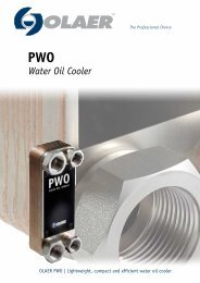 PWO Water Oil Cooler - Olaer