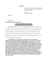 Order of Referral to General Magistrate - Ninth Judicial Circuit Court ...