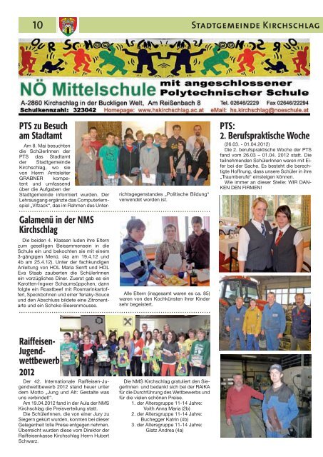 (5,20 MB) - .PDF - Stadtgemeinde Kirchschlag in der Buckligen Welt
