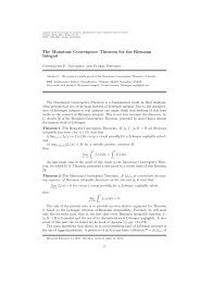 The Monotone Convergence Theorem for the Riemann Integral