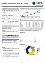 Excelsior Multi-Manager Moderate Portfolio - Liberty