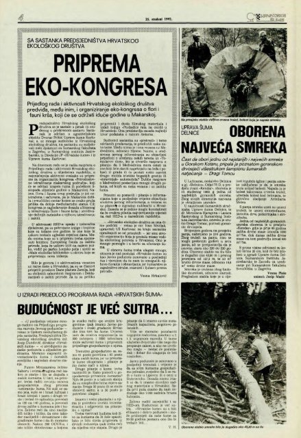 HRVATSKE ŠUME 11 (25.11.1992)