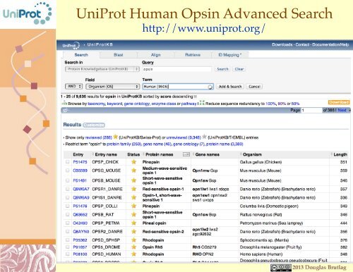 Bioinformatics Slides (PDF) - Genomics & Medicine - Stanford ...