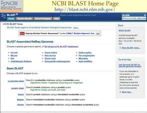 Bioinformatics Slides (PDF) - Genomics & Medicine - Stanford ...