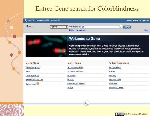 Bioinformatics Slides (PDF) - Genomics & Medicine - Stanford ...