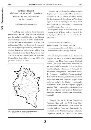 2 - Schutzgemeinschaft Libellen in Baden-Württemberg eV (SGL)