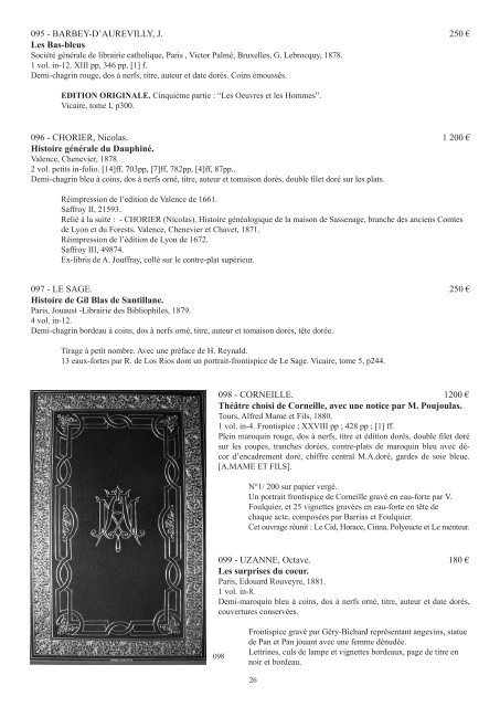 Catalogue 2009 fin pdf - Livre Rare Book
