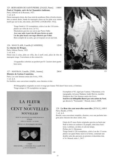 Catalogue 2009 fin pdf - Livre Rare Book