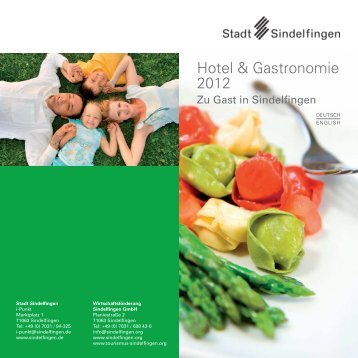 Hotel & Gastronomie 2012 - Wirtschaftsförderung Sindelfingen GmbH