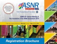 ASNR 2014 Registration Brochure