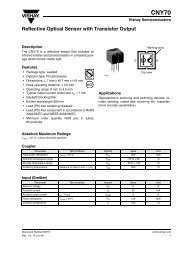 Reflective Optical Sensor with Transistor Output